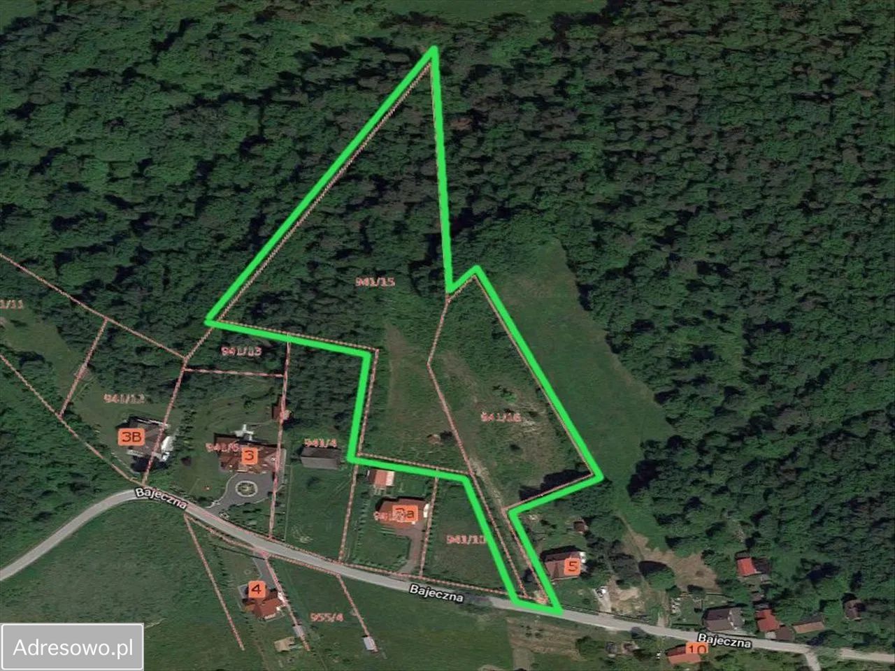 Działka Włosań, ul. Bajeczna. Zdjęcie 2