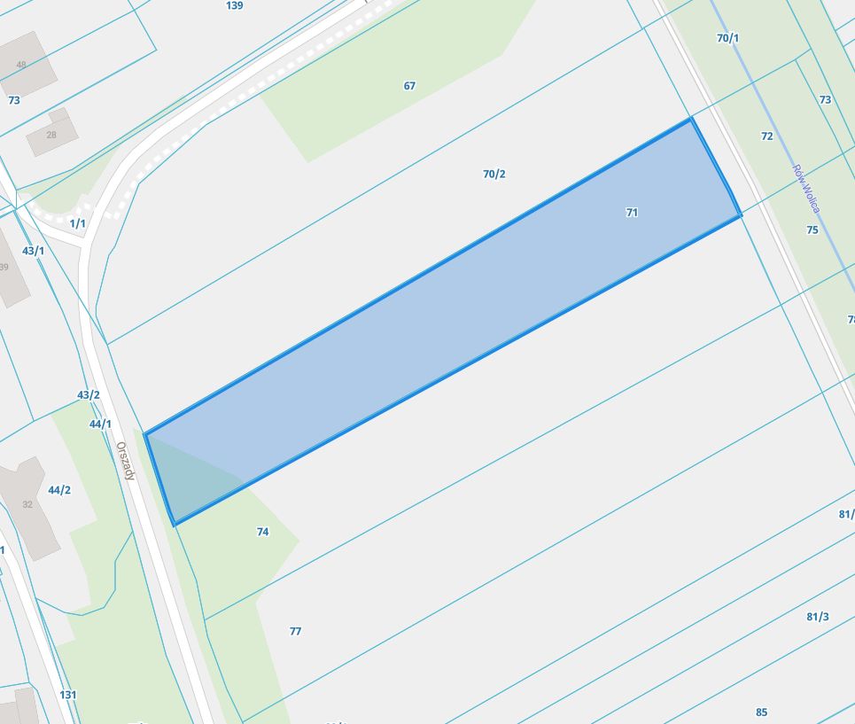 Działka budowlana Warszawa Wilanów, ul. Orszady. Zdjęcie 1