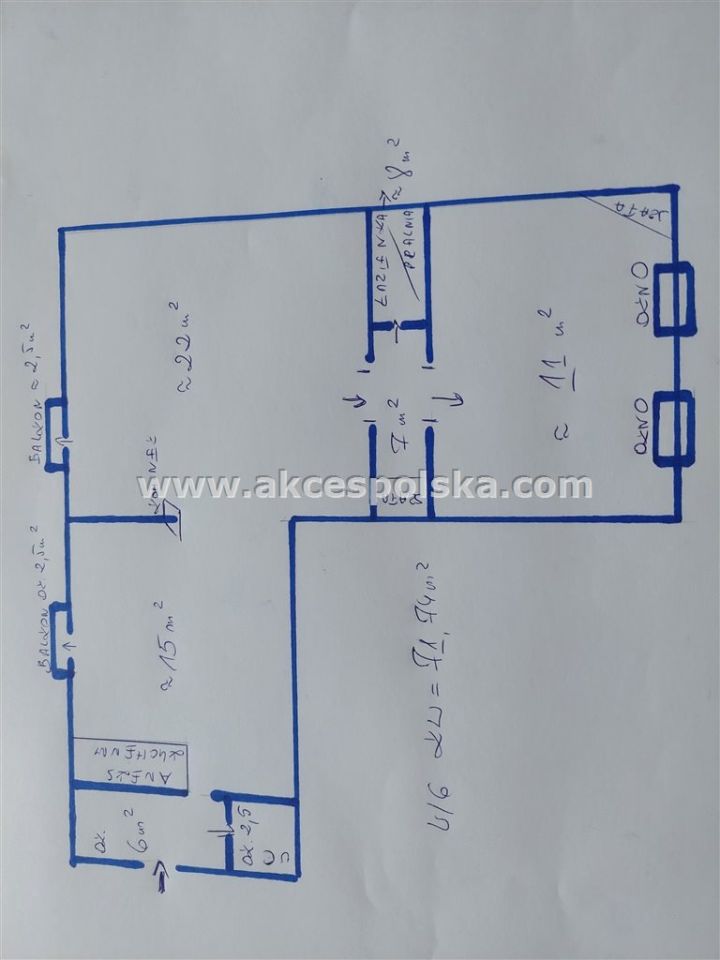 Mieszkanie 3-pokojowe Warszawa Śródmieście, ul. Sapieżyńska. Zdjęcie 12