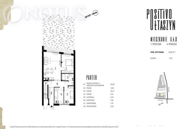 Mieszkanie 4-pokojowe Wrocław, ul. gen. Tadeusza Kutrzeby. Zdjęcie 5