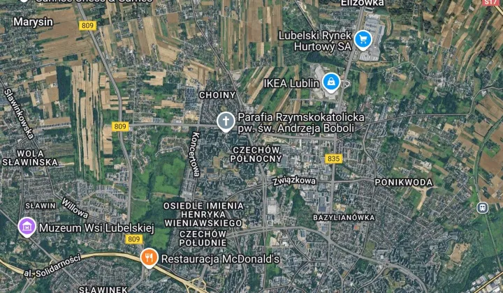 Mieszkanie 2-pokojowe Lublin Czechów, ul. Ignacego Jana Paderewskiego