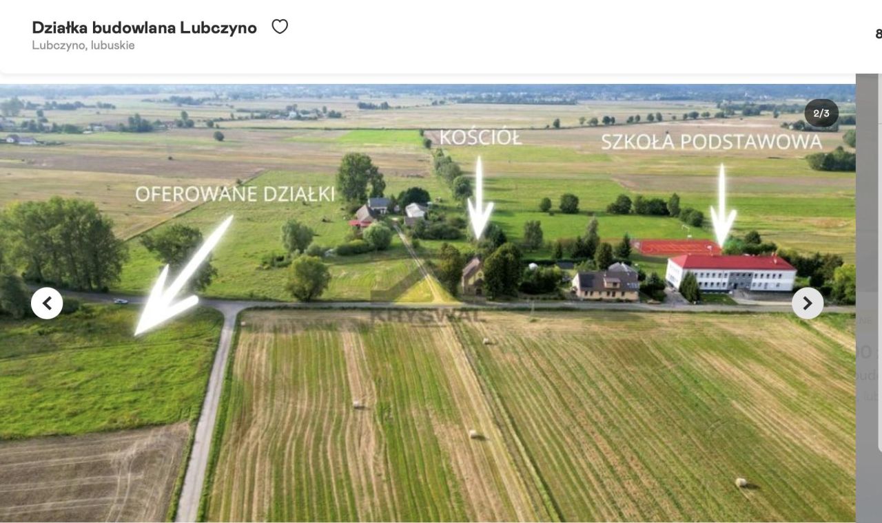 Działka budowlana Lubczyno. Zdjęcie 2