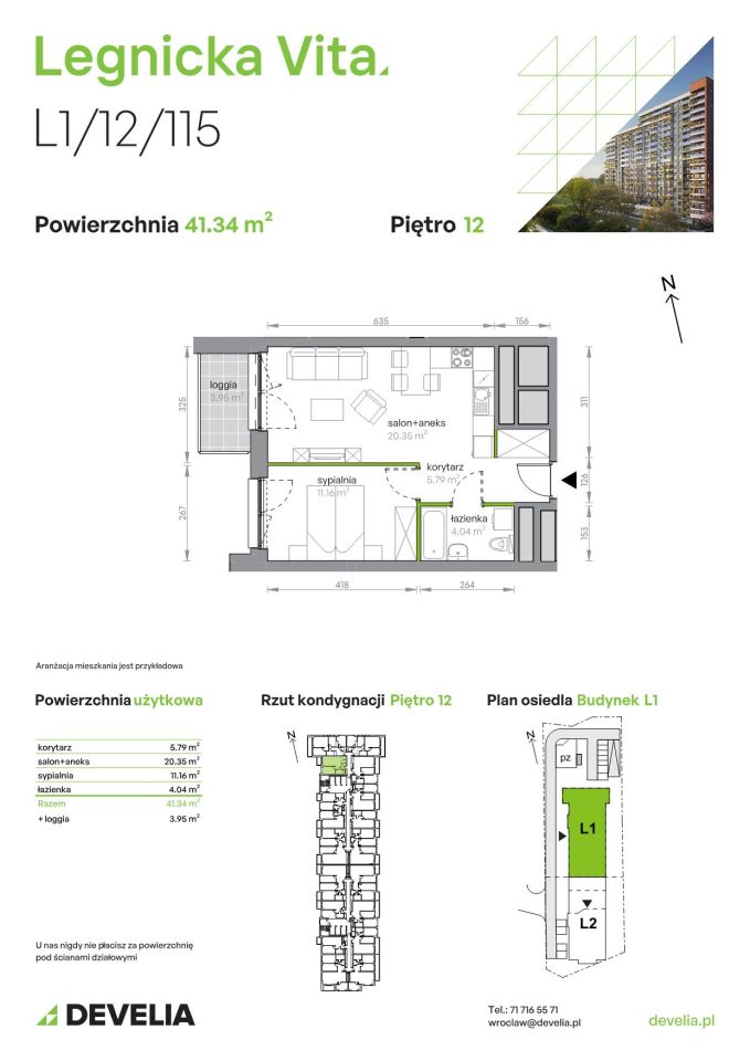 Mieszkanie 2-pokojowe Wrocław Popowice, ul. Legnicka. Zdjęcie 8
