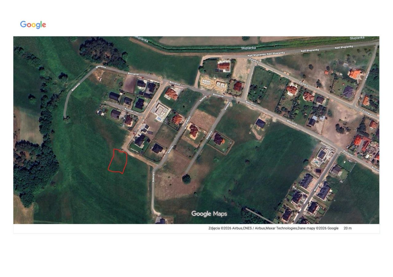 Działka budowlana Słupno, ul. Bociania. Zdjęcie 4