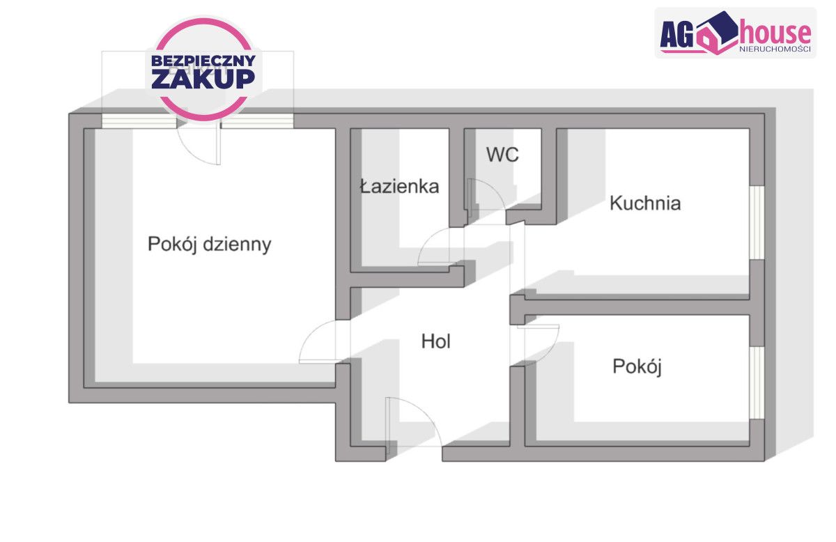 Mieszkanie 2-pokojowe Gniewino, os. Kaszubskie. Zdjęcie 12