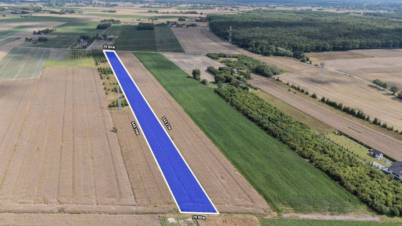 Działka rolno-budowlana Witaniów. Zdjęcie 3