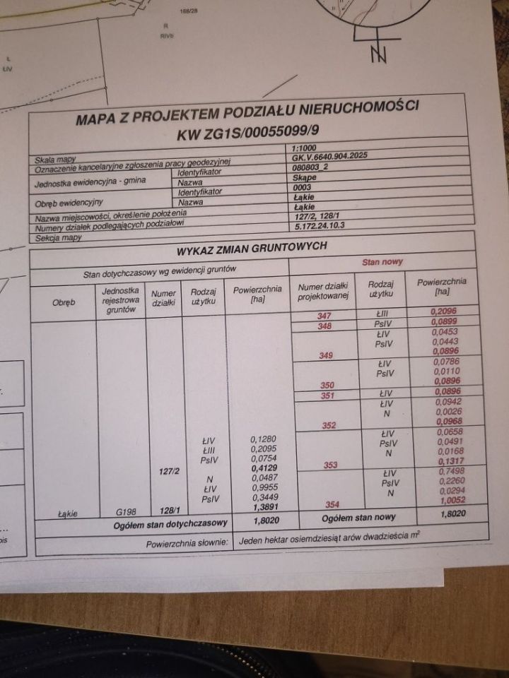 Działka budowlana Łąkie. Zdjęcie 5