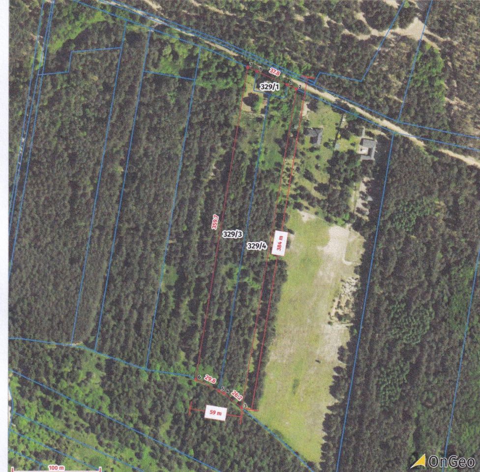 Działka budowlana Biskupice Kąty, ul. Chorońska. Zdjęcie 2