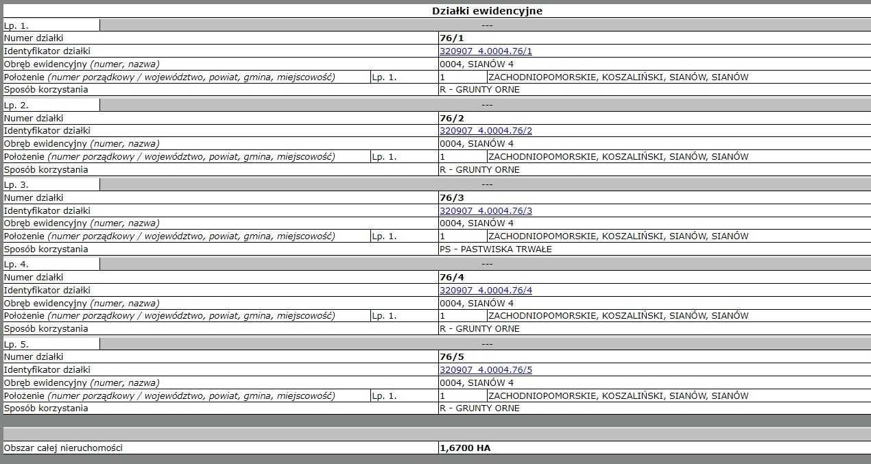 Działka rolna Sianów. Zdjęcie 3