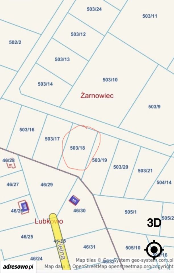 Działka budowlana Lubkowo. Zdjęcie 12