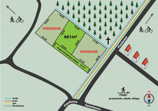 Działka budowlana Tychy Czułów, ul. Piaskowa. Zdjęcie 1