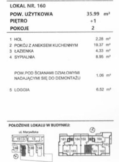 Mieszkanie 2-pokojowe Warszawa Żerań, ul. Marywilska. Zdjęcie 12