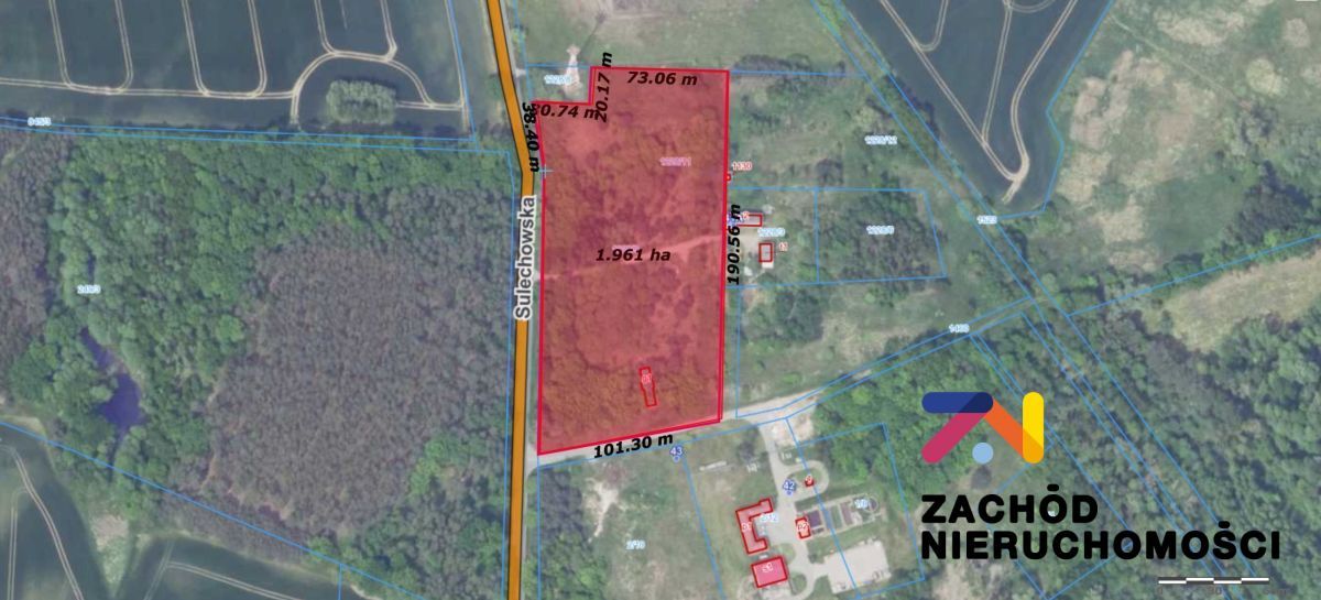 Działka inwestycyjna Bojadła, ul. Sulechowska. Zdjęcie 4