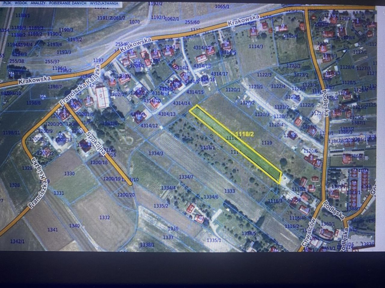 Działka rolna Niepołomice