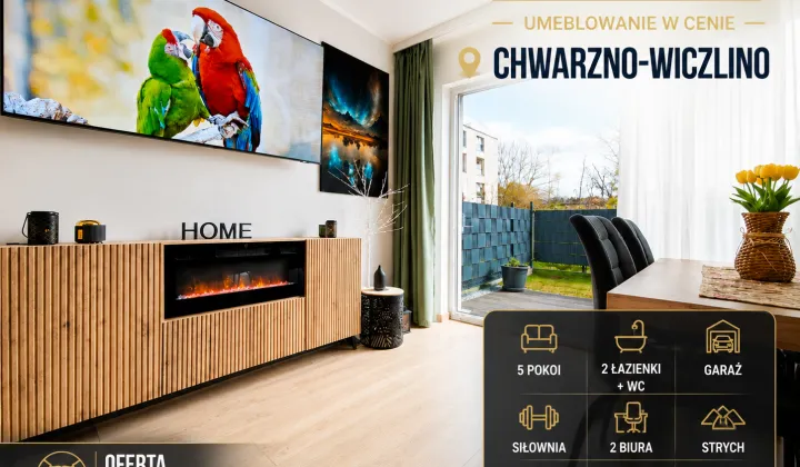 dom szeregowy, 5 pokoi Gdynia Chwarzno-Wiczlino, ul. Oleńki Billewiczówny