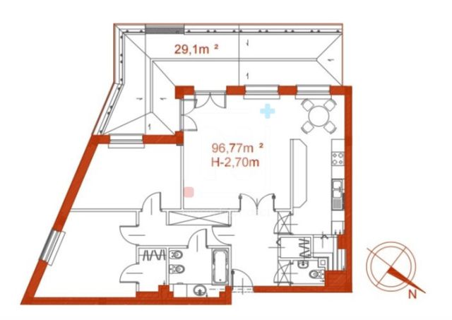 Mieszkanie 4-pokojowe Warszawa Bielany, ul. Kolektorska. Zdjęcie 10