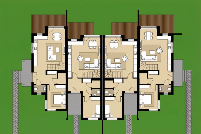 bliźniak, 4 pokoje Stara Wieś, ul. Grodziska. Zdjęcie 7