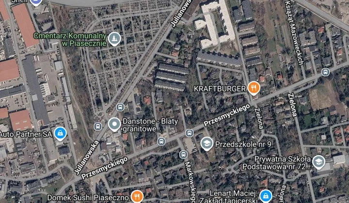 Działka budowlana Piaseczno Centrum, ul. Miriama Przesmyckiego