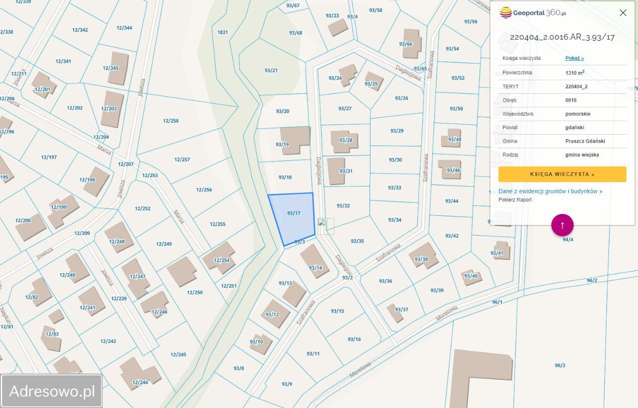 Działka budowlana Straszyn, ul. Daglezjowa. Zdjęcie 2
