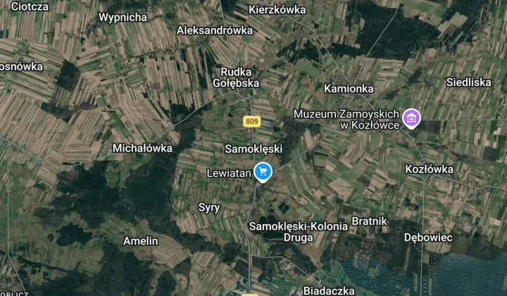 Działka rolna Samoklęski Dębczyna