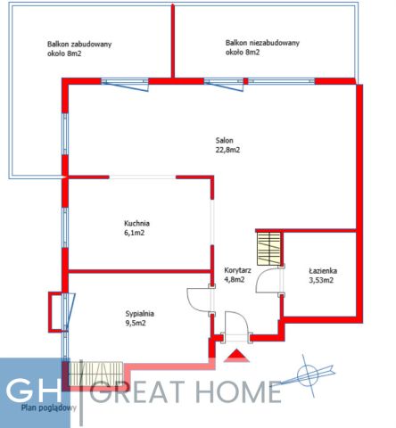 Mieszkanie 2-pokojowe Kręczki, ul. Draceny. Zdjęcie 15