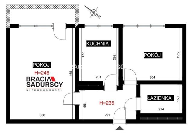 Mieszkanie 2-pokojowe Kraków Łagiewniki-Borek Fałęcki, ul. Jagodowa. Zdjęcie 16
