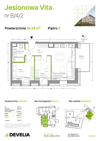 Mieszkanie 3-pokojowe Gdańsk Wrzeszcz, ul. Jesionowa. Zdjęcie 6