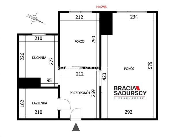 Mieszkanie 2-pokojowe Kraków Podgórze Duchackie, ul. Jana Sas-Zubrzyckiego. Zdjęcie 35