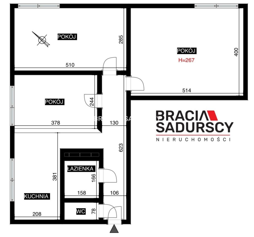 Mieszkanie 3-pokojowe Kraków Nowa Huta, os. Szkolne. Zdjęcie 18