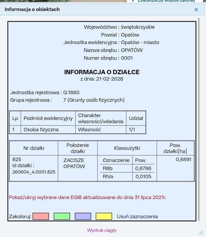 Działka rolna Opatów, ul. Zacisze. Zdjęcie 2