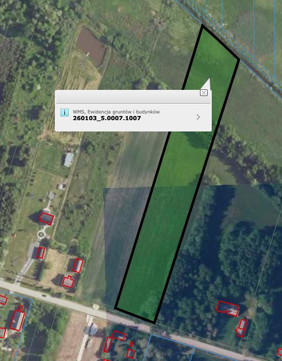 Działka rolno-budowlana Grotniki Małe. Zdjęcie 3