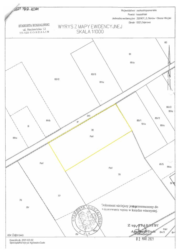 Działka rekreacyjna Dąbrowa. Zdjęcie 3