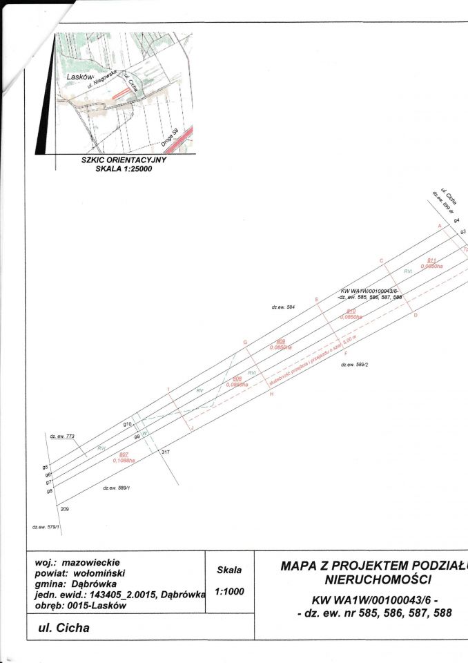 Działka budowlana Lasków. Zdjęcie 5