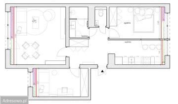 Mieszkanie 3-pokojowe Warszawa Mokotów, ul. Ludwika Idzikowskiego