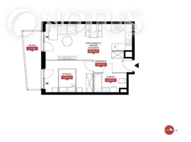 Mieszkanie 2-pokojowe Warszawa, ul. Wołoska. Zdjęcie 4