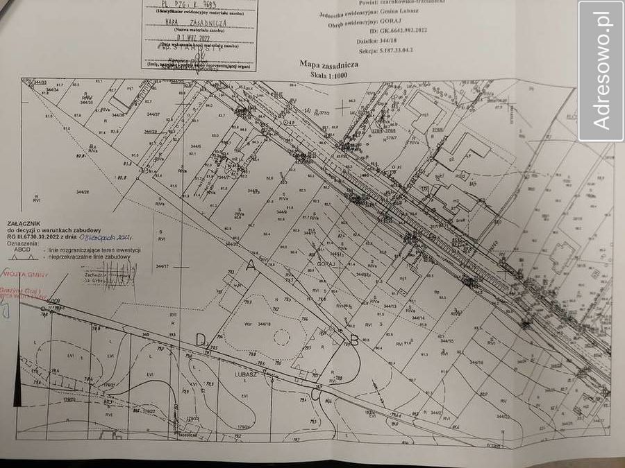 Działka budowlana Goraj. Zdjęcie 12