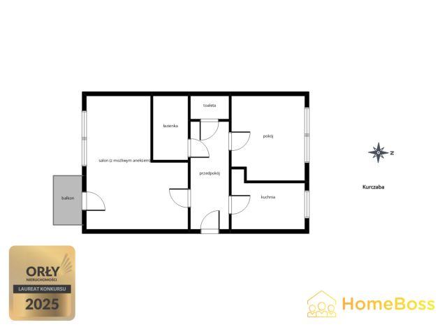 Mieszkanie 2-pokojowe Kraków Bieżanów, ul. Jana Kurczaba. Zdjęcie 11