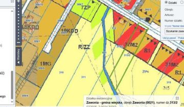 Działka budowlana Zawonia, ul. Tęczowa