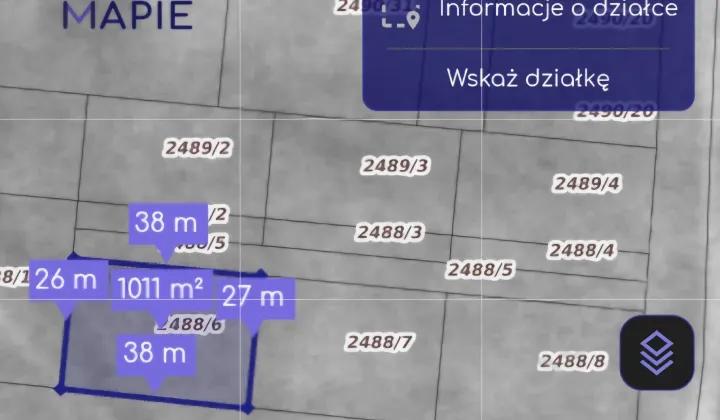 Działka budowlana Cmolas, ul. Pańska