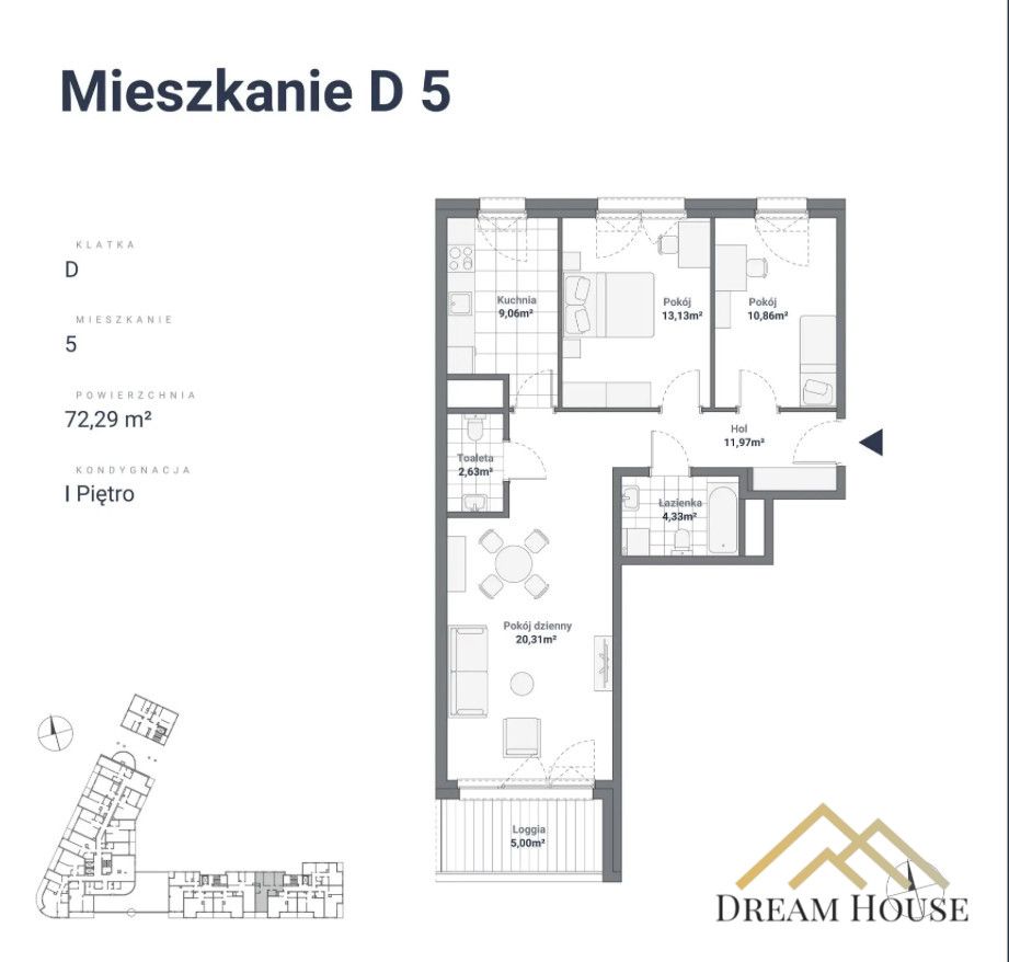 Mieszkanie 3-pokojowe Gdynia Śródmieście, ul. św. Piotra. Zdjęcie 13