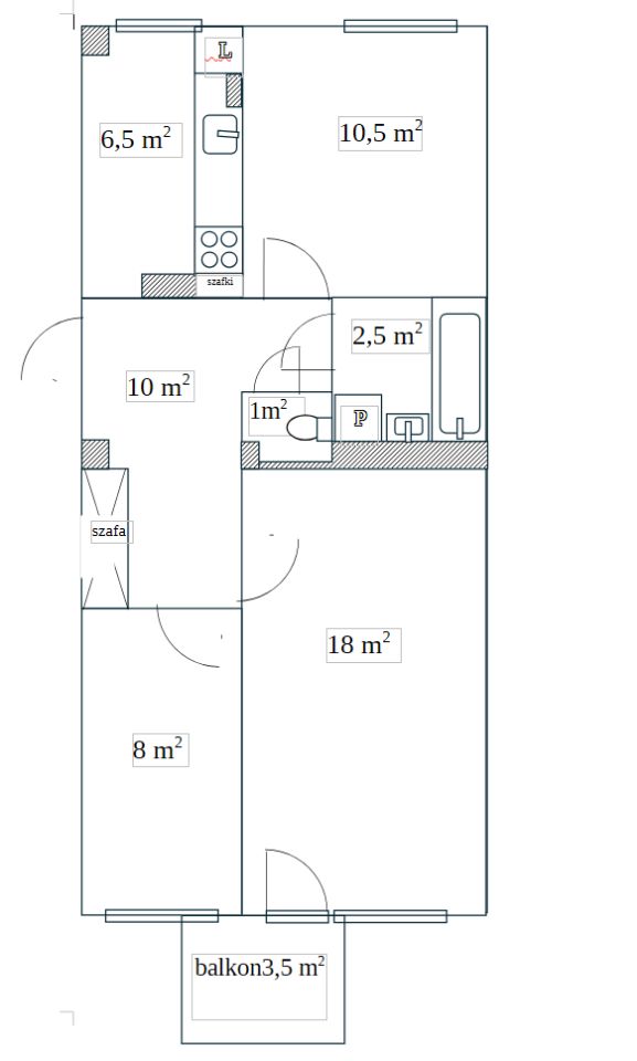 Mieszkanie 3-pokojowe Warszawa Gocław, ul. Grzegorza Przemyka. Zdjęcie 8
