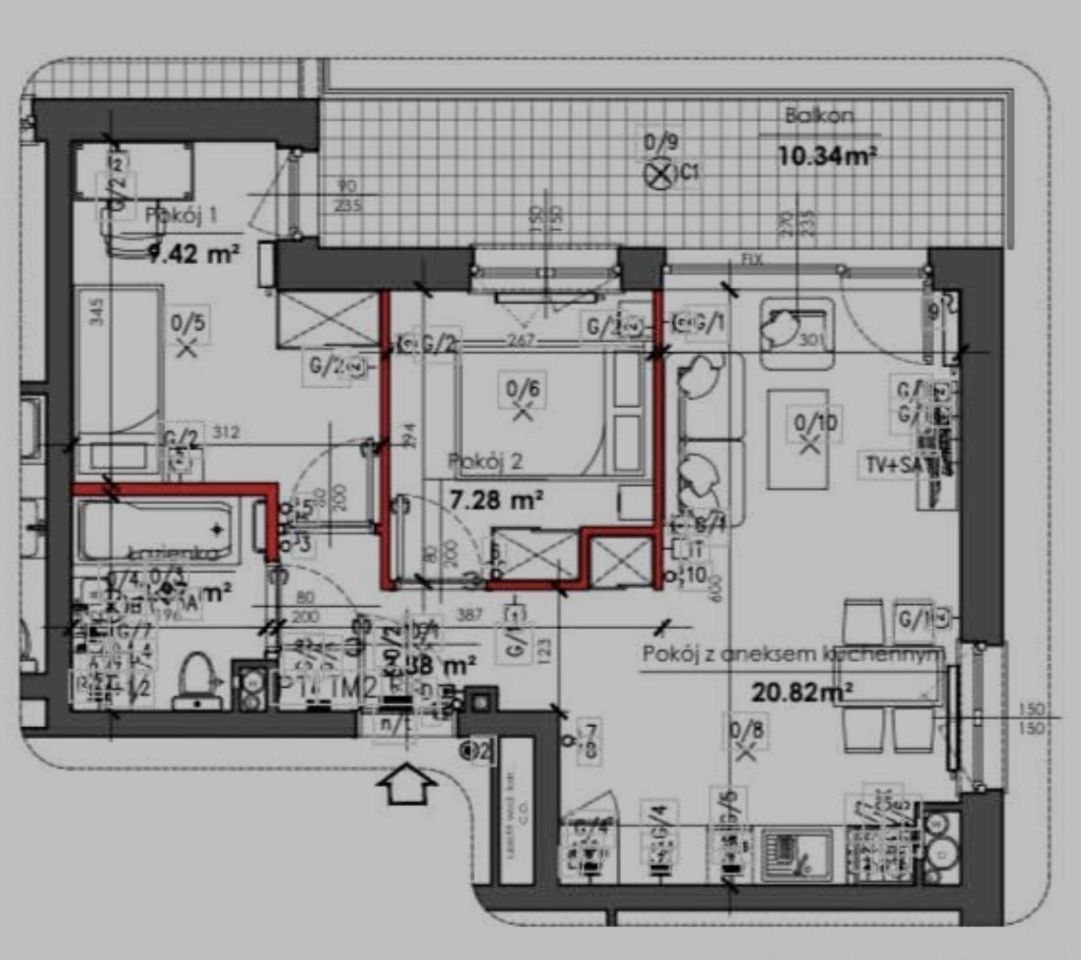 Mieszkanie 3-pokojowe Warszawa Praga-Południe, ul. Przeworska. Zdjęcie 12
