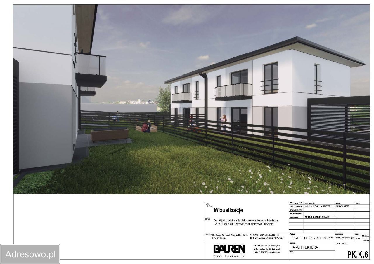 Działka budowlana Warszawa Ursynów, ul. Trombity. Zdjęcie 7