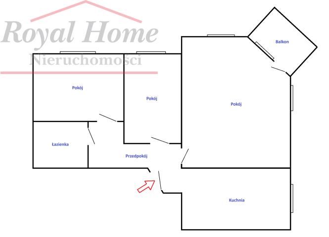 Mieszkanie 3-pokojowe Wrocław Stare Miasto, ul. Aleksandra Hercena. Zdjęcie 14