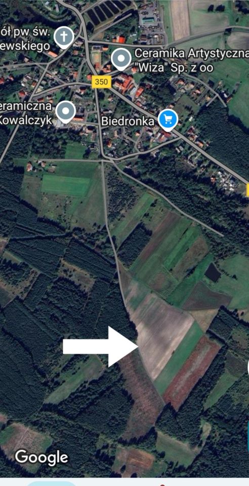 Działka rolna Parowa