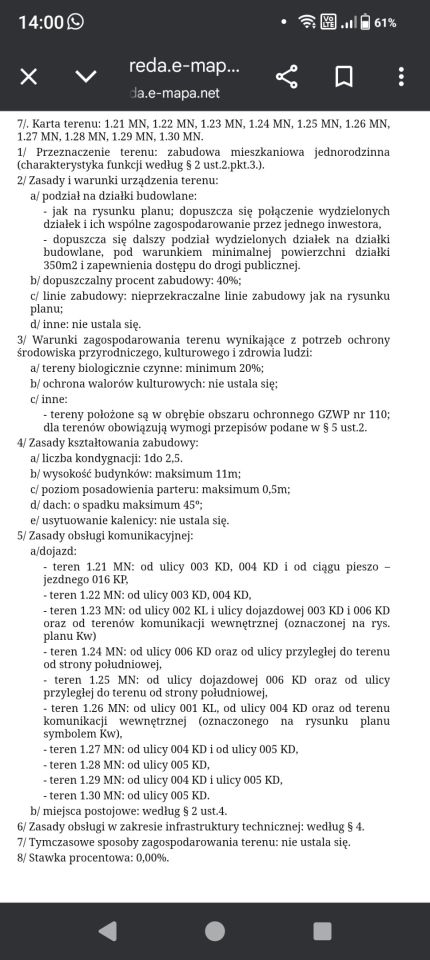 Działka budowlana Reda Rekowo Dolne, ul. Okrężna. Zdjęcie 2