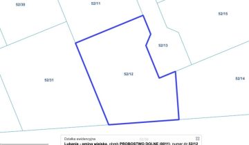 Działka budowlana Probostwo Dolne
