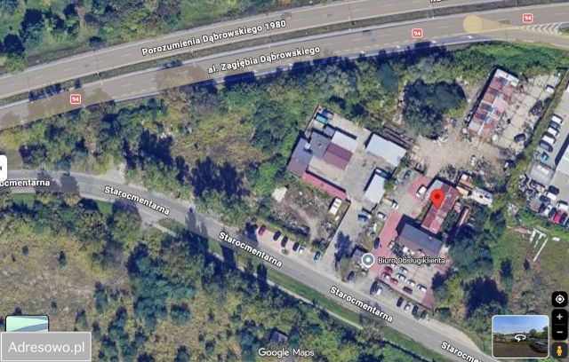 Działka inwestycyjna Dąbrowa Górnicza Reden , ul. Starocmentarna. Zdjęcie 1