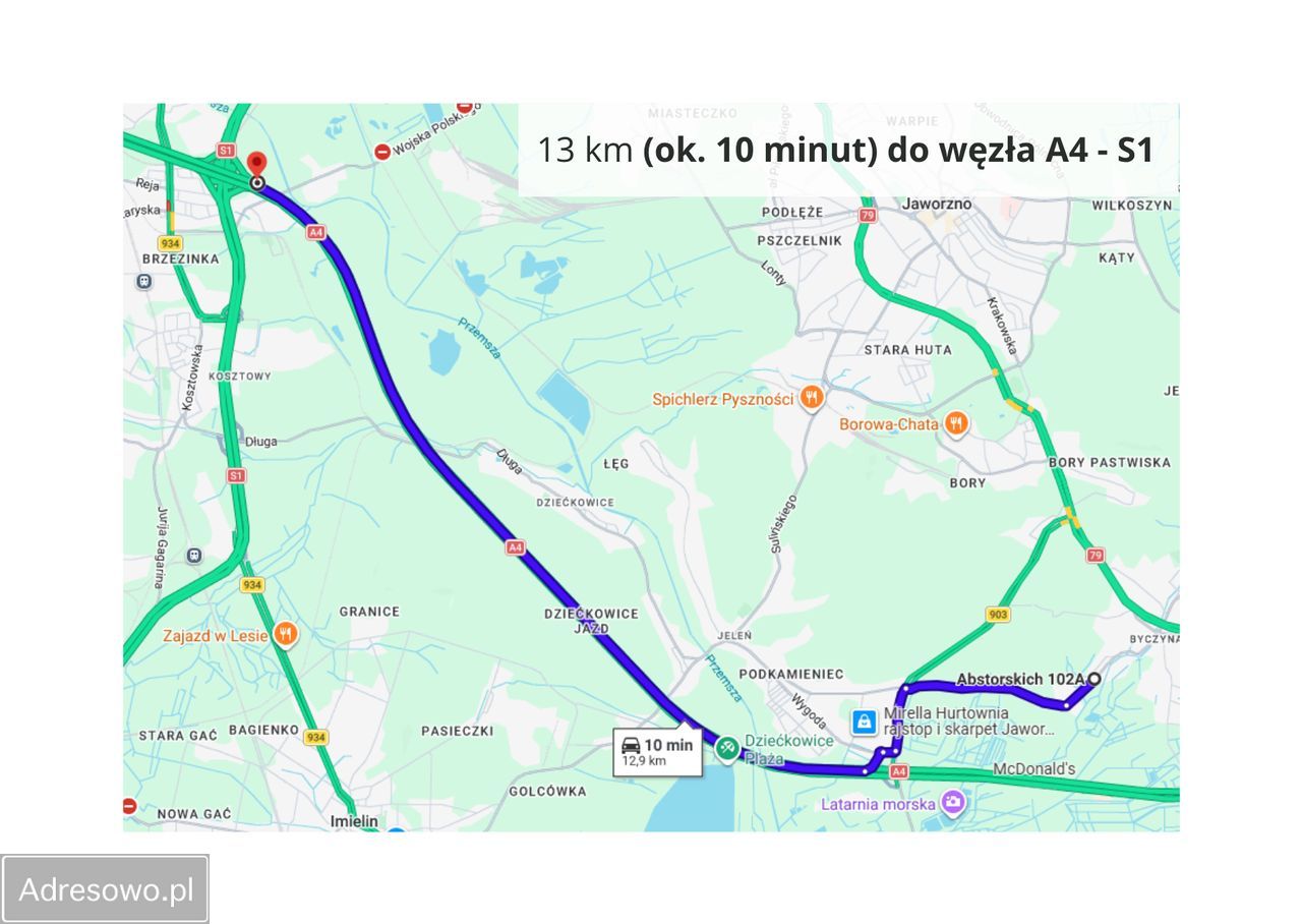 Działka budowlana Jaworzno Byczyna, ul. Abstorskich. Zdjęcie 7