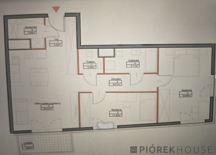 Mieszkanie 3-pokojowe Warszawa Mokotów, ul. Nałęczowska. Zdjęcie 15